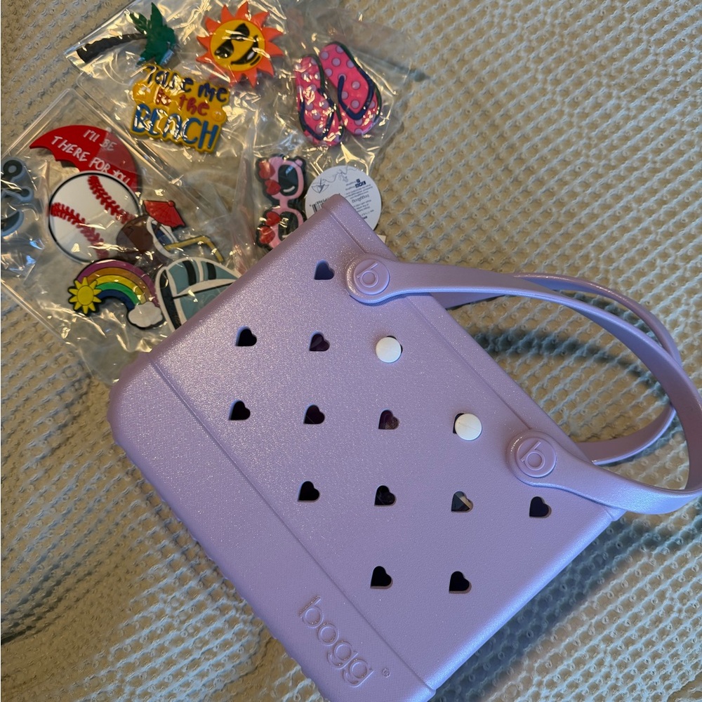 BOGG BAG Lavender Heart Cutout Tote